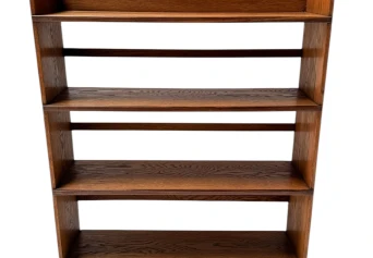 Art Deco Modernist Open Bookcase by P.E.L. Izeren for De Genneper Molen, 1920s